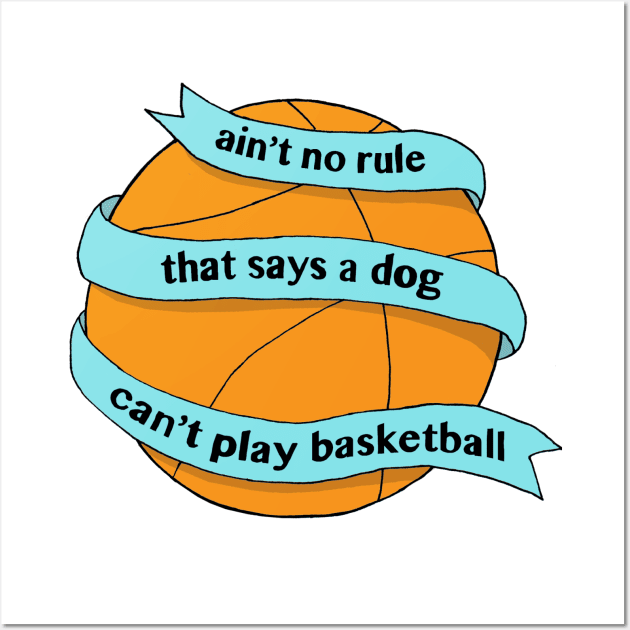 Inspirational Air Bud Wall Art by platypusinplaid